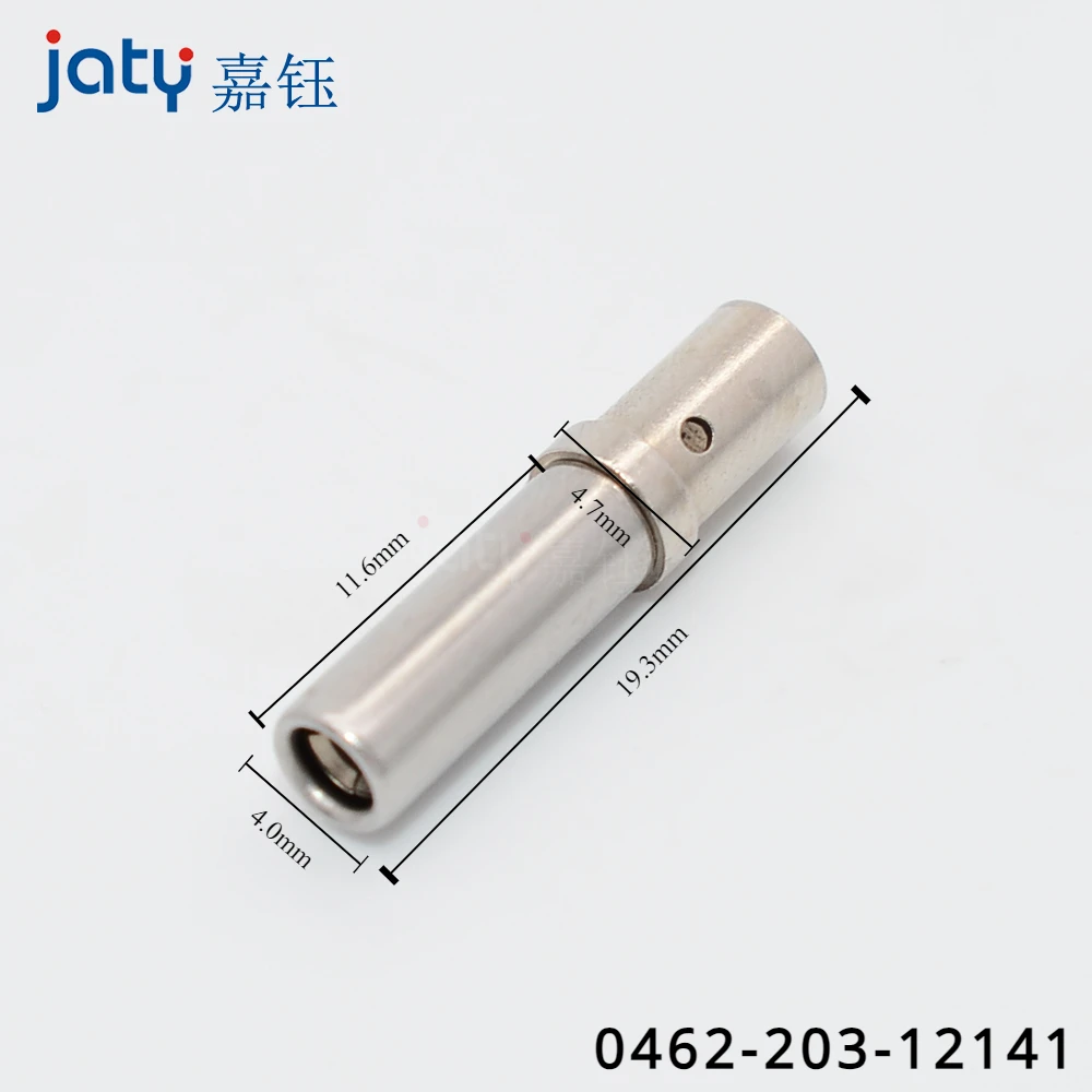 20pcs 0462-203-12141/0460-204-12141 Stainless Steel Solid Terminal 14-12AWG  Deutsch DTP Autom0otive Connector Round Crimp