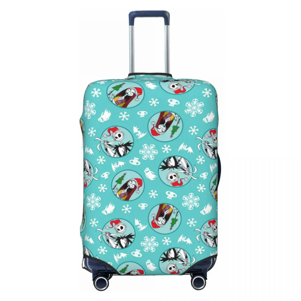

Nightmare Before Christmas Jack Skellington Luggage Cover Elastic Travel Suitcase Protective Covers Fits 18-32 Inch