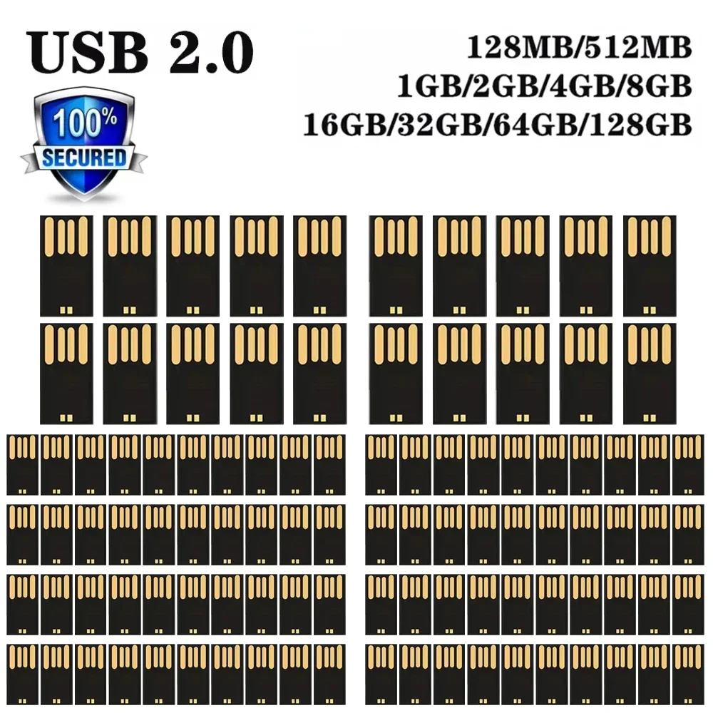 Высокоскоростная оптовая продажа UDP USB 2.0 флэш-памяти 4 ГБ 8 ГБ 16 ГБ 32 ГБ 64 ГБ 128G короткий U-диск полуфабрикат чип флэш-накопитель Быстрая доставка