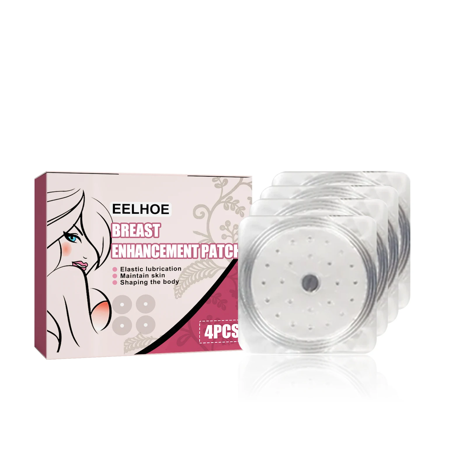 4 Pcs Bust Firming Lifting Pads Lifting Chest Paste Size Up Pads