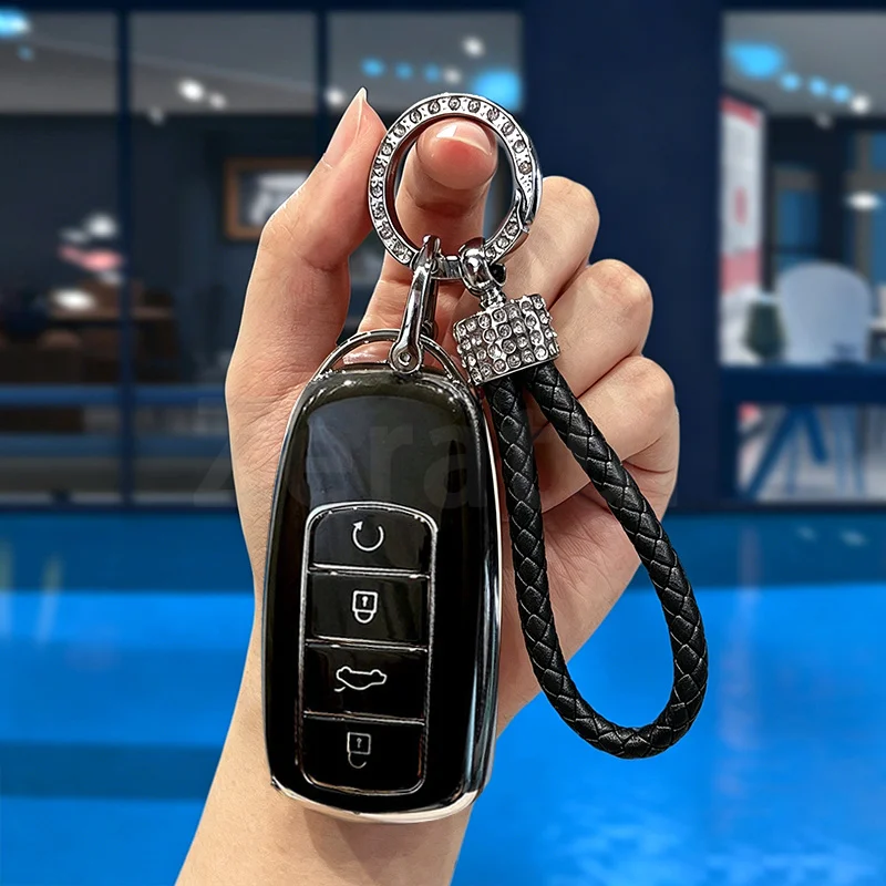 Auto Shell Fob For Chery Tiggo 4 5X 7 Pro 8 Exeed Txl Tx Lx TPU Tiggo 8 Pro Tiggo 8plus New 5 Plus 7 Pro 4 Car Key Case Cover