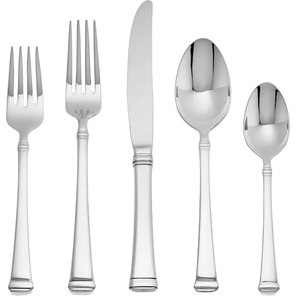 18/10 Stainless Steel Flatware Serving Utensil, 45 Piece Set