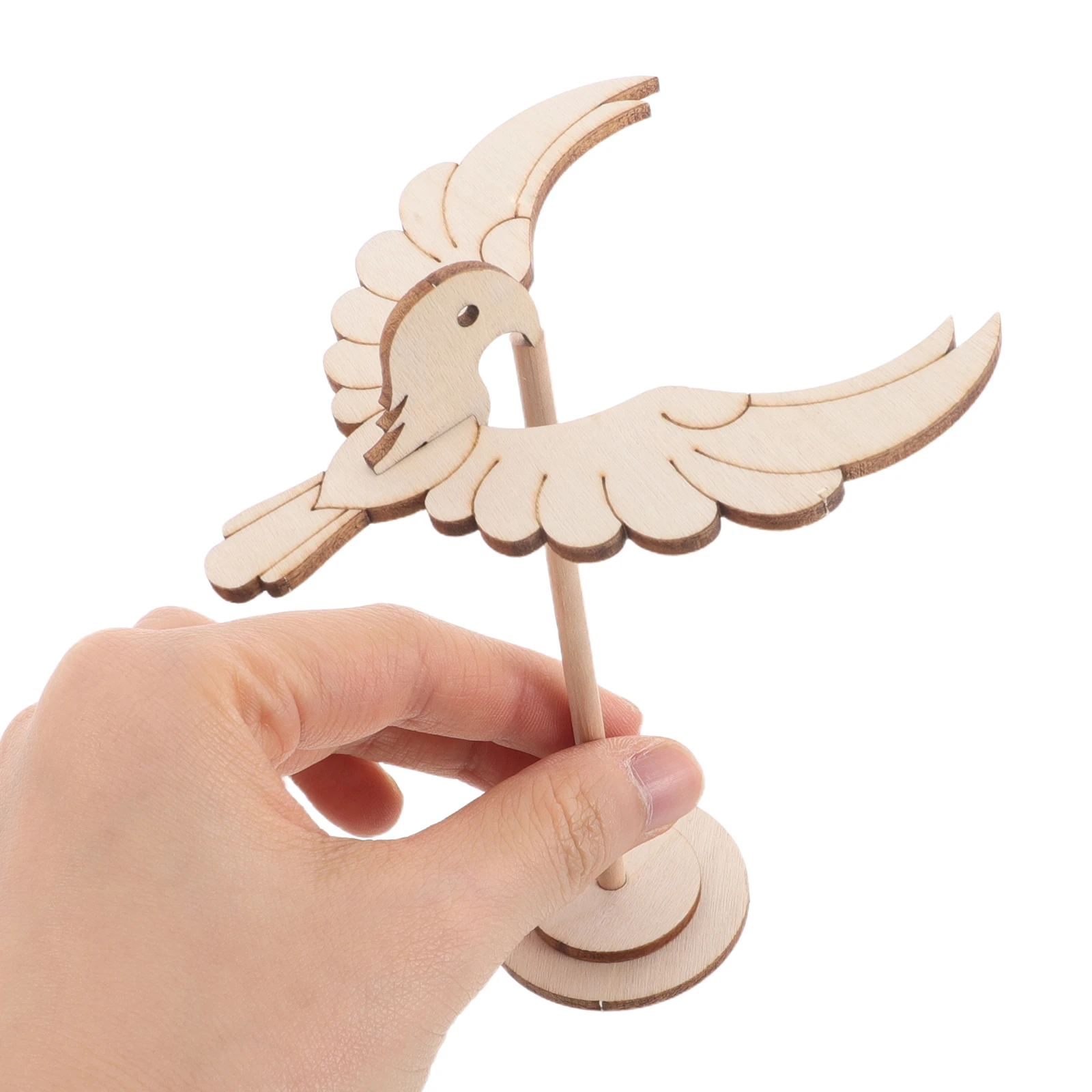 Kit de ciencia de equilibrio Diy para niños, juego educativo de vástago de águila de madera, juego de ensamblaje potenciador de creatividad, habilidades motoras, 6 uds.