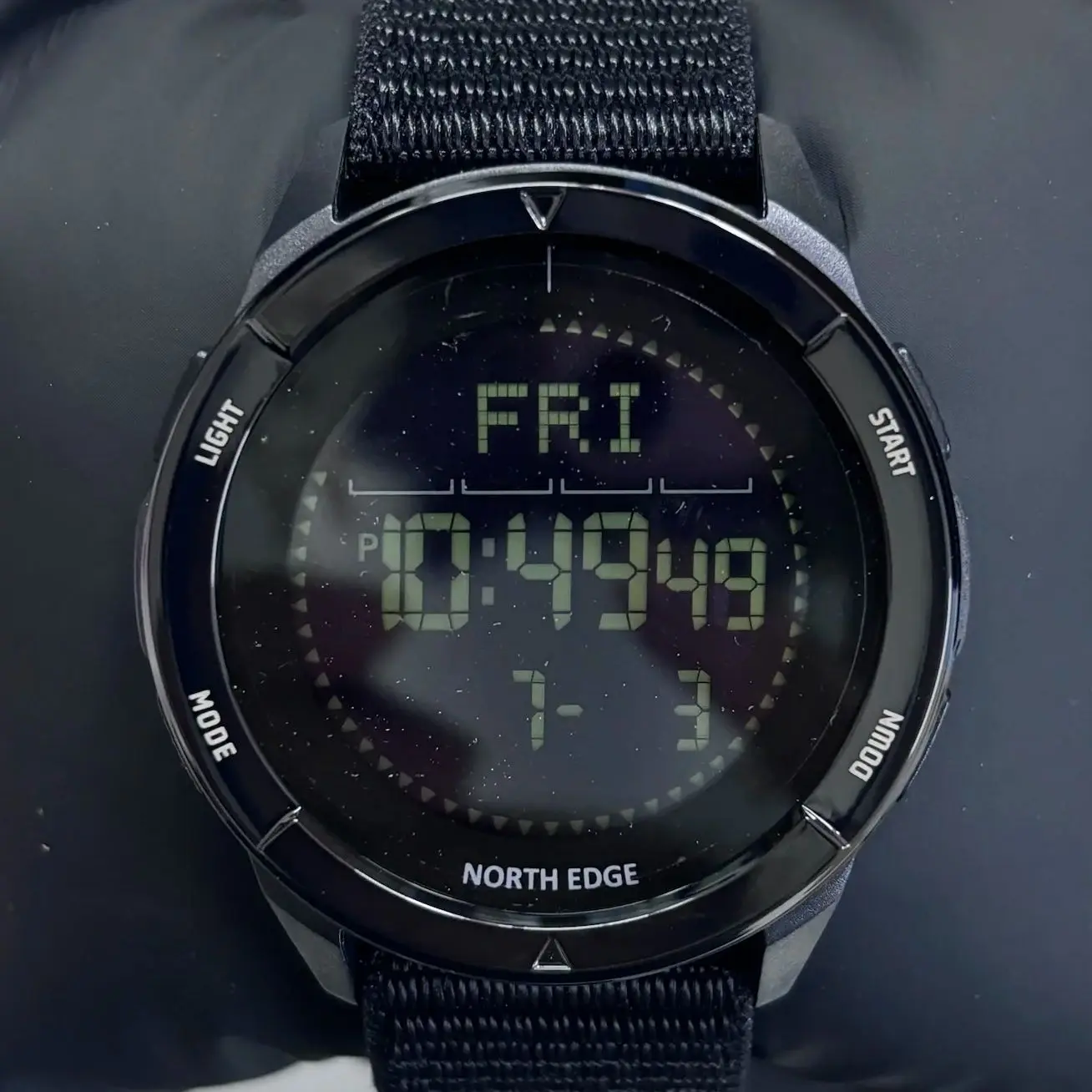 NORTH EDGE ALPS 1 Reloj Digital de fibra de carbono para hombre Shock Militray Sports Super ligero Brújula para exteriores Relojes de pulsera impermeables de 50 M