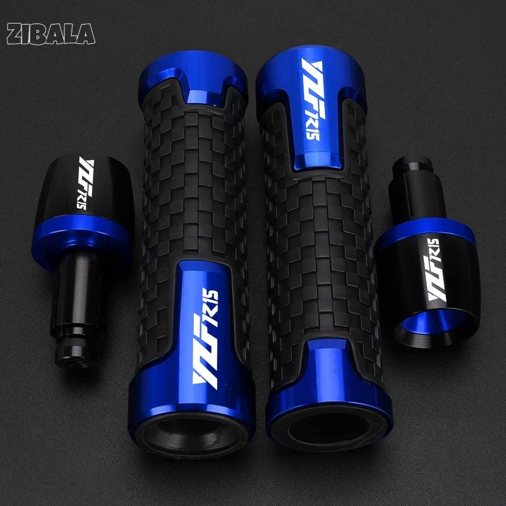 For Yamaha YZFr 15 YZFR15 2013 2014 2015 2016 2017 2018 Motorcycle 7/8'' 22MM Handle Bar End Hand Grip Handlebar ends Plug Cover