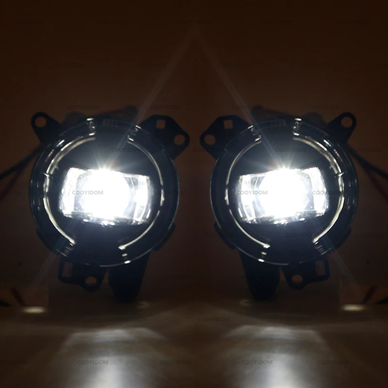 1 Set LED Fog Lights For Land Rover Defender 2020 2021 2022 Car Front LED Daytime Running Light Fog Lamp Headlight With Harness