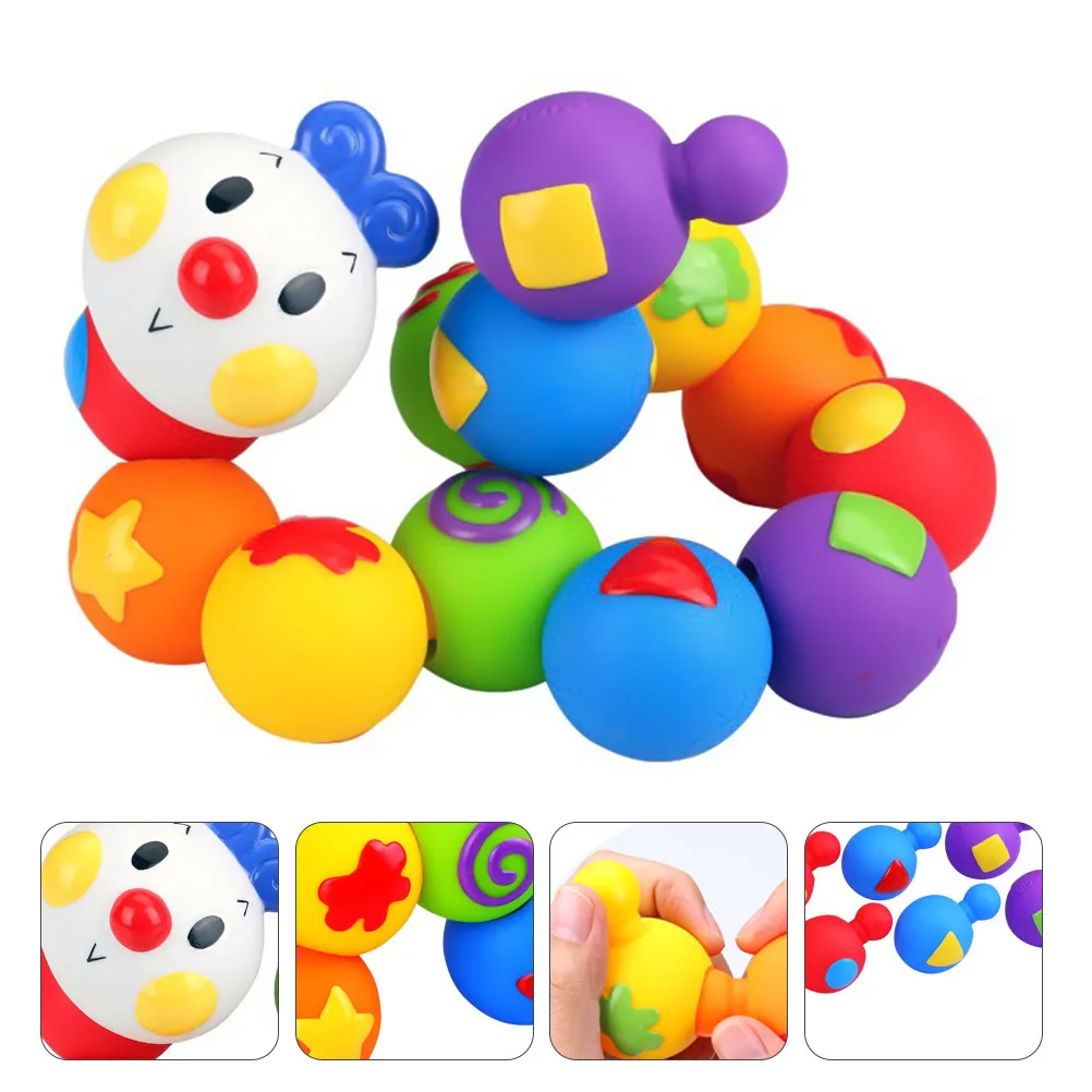 13Pcs Beaded Threading Educational Puzzle Creative Cordless Colorful Kids Plaything Development Hand Eye Coordination Skills