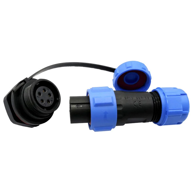 SP1310 SP1312 waterproof connector SP13 2pin 3pin 4pin 5pin 6pin 7pin 9pin IP68 connectors plug and socket