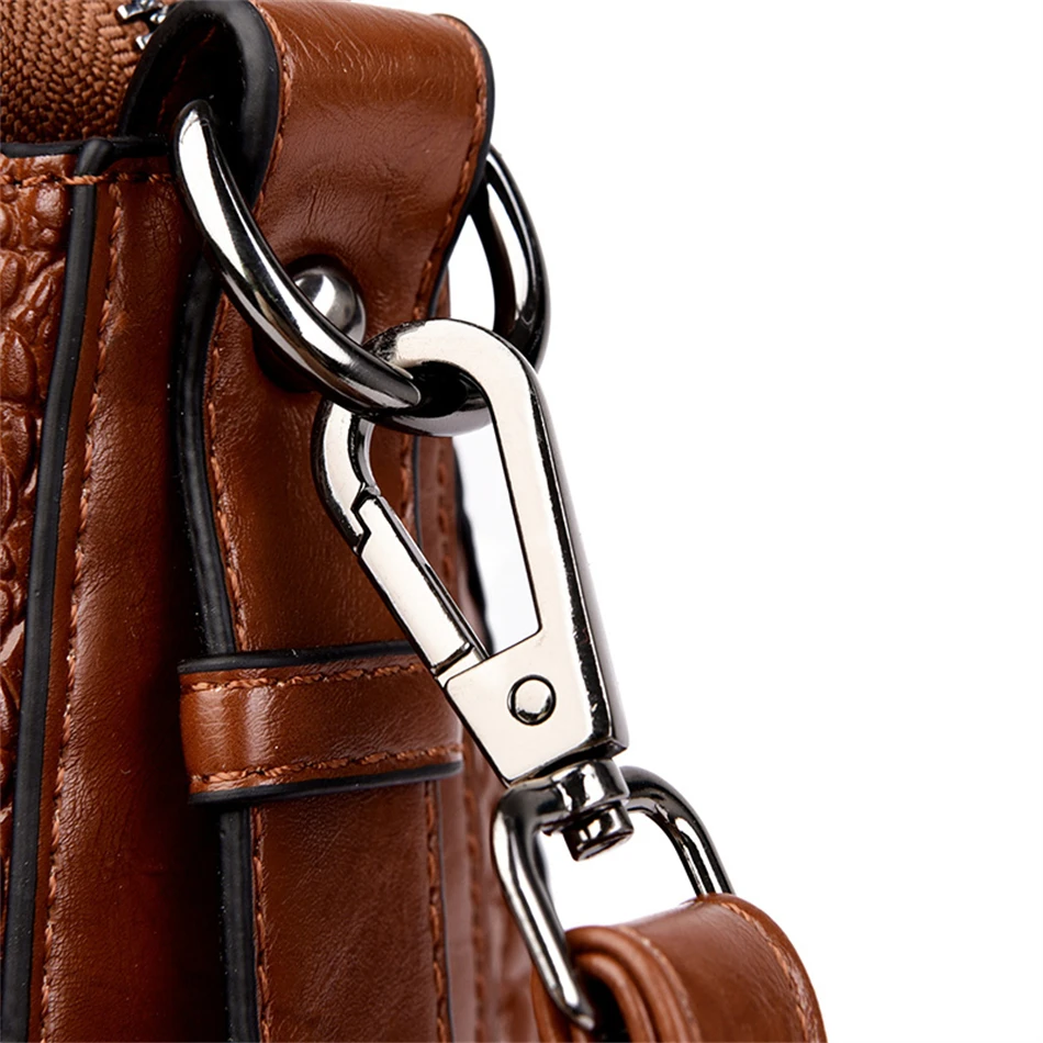 Luxury Designer Handbag Brand High Quality Soft Leather Shoulder Crossbody Bag for Women Bag Large Capacity Leisure Handbag 2026