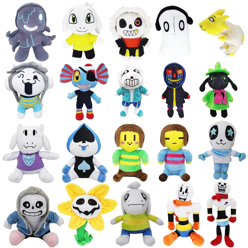 

Game Undertale Plush Toy Papyrus Temmie Stuffed Animal Sans Frisk Chara Zombie Alphys Plushie Doll Gift Kids Children Birthday