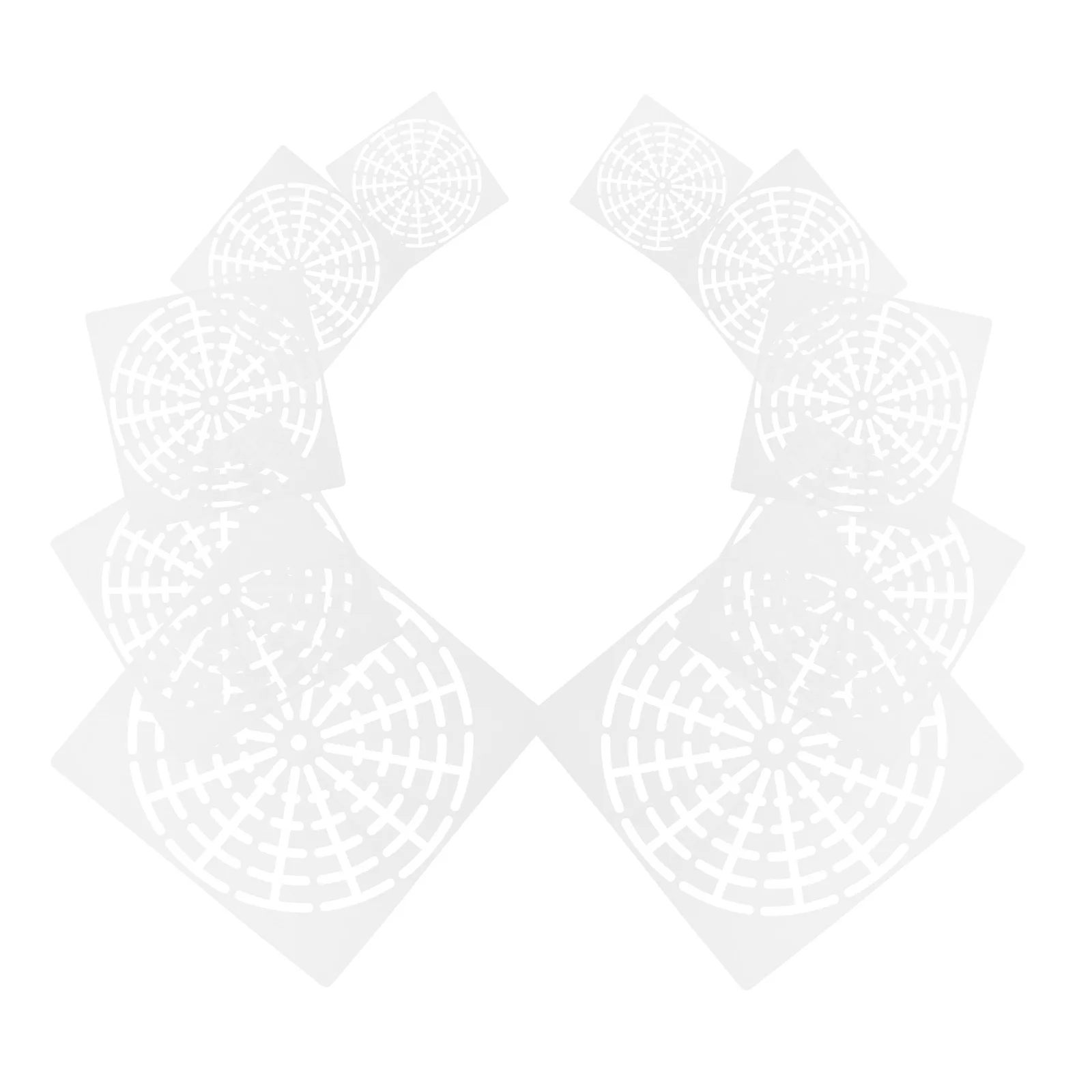 10 قطعة ماندالا استنسل قابلة لإعادة الاستخدام قوالب الحرفية دهان داي جدار ديكور زخرفة الأثاث ماندالا استنسل الحرفية الإستنسل