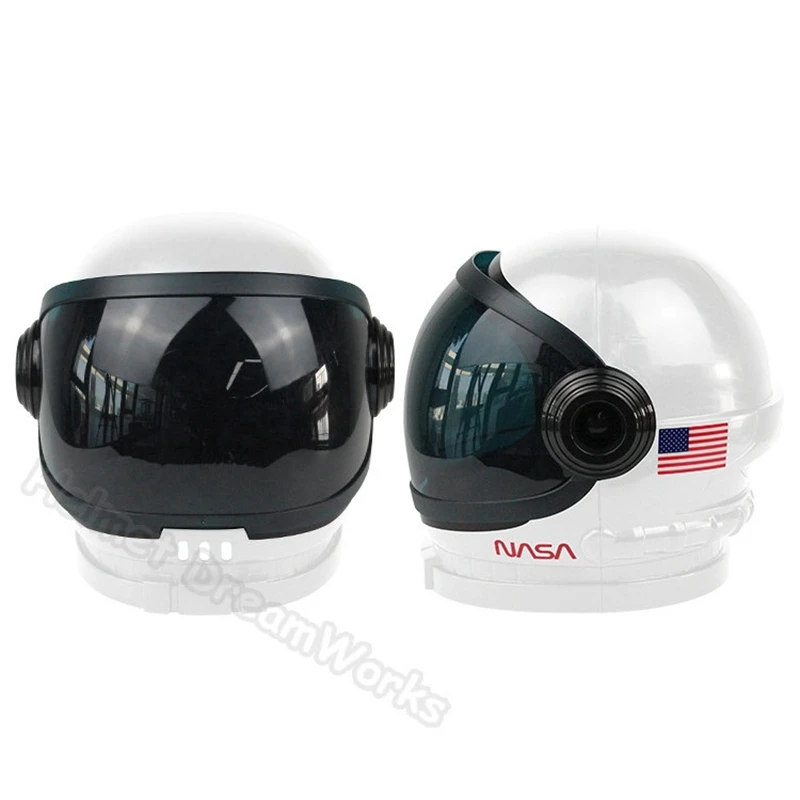 Astronaut Helmet With Movable Visor Halloween Cosplay Costumes Space Astronaut Plastic Performance Helmet Adult Toys Gifts
