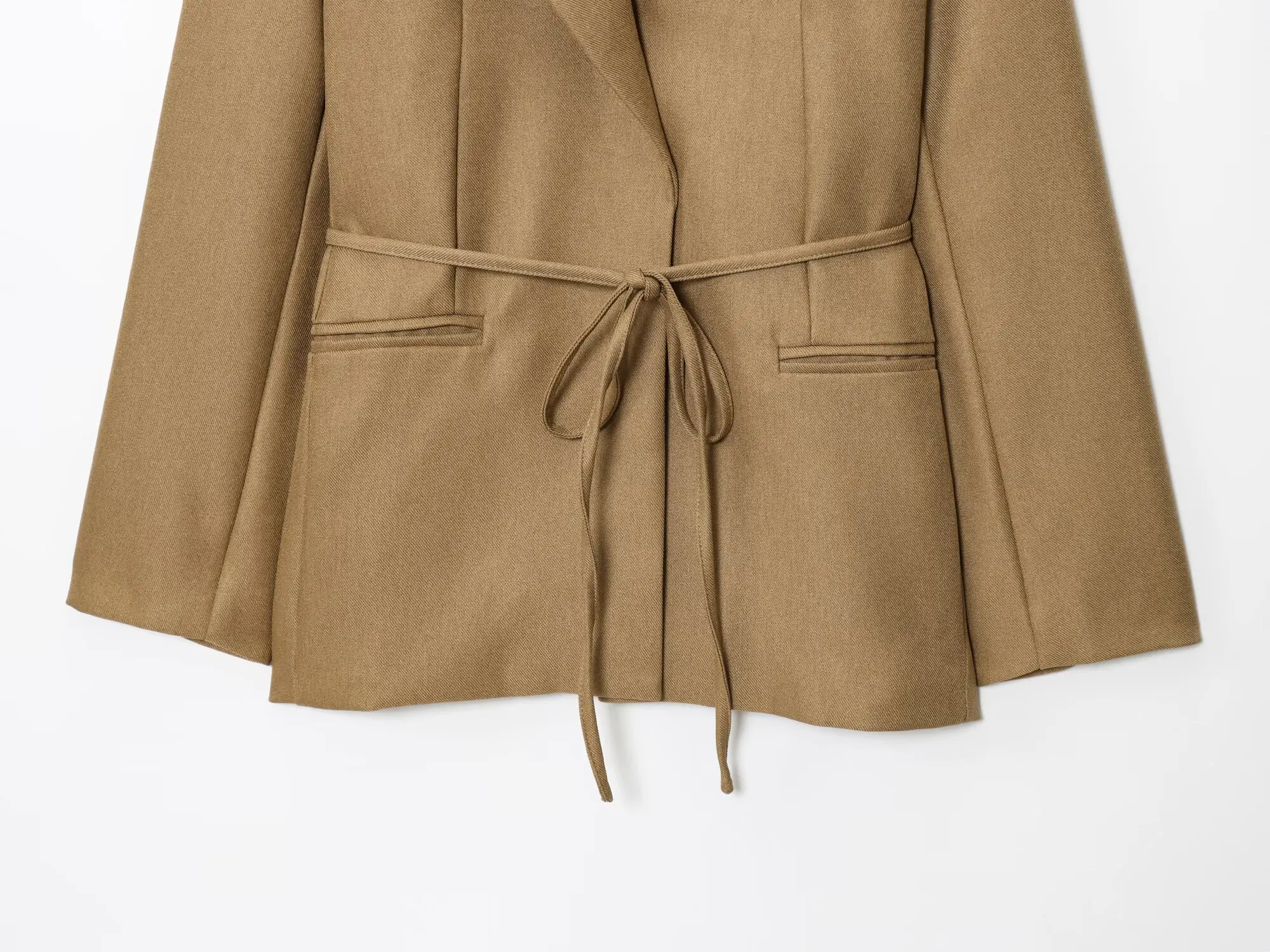 KONDALA ヴィンテージソリッドピンク女性ブレザーファッション 2025 秋オフィスレディレースアップシック教師エレガントストリートウェア Mujer アウター