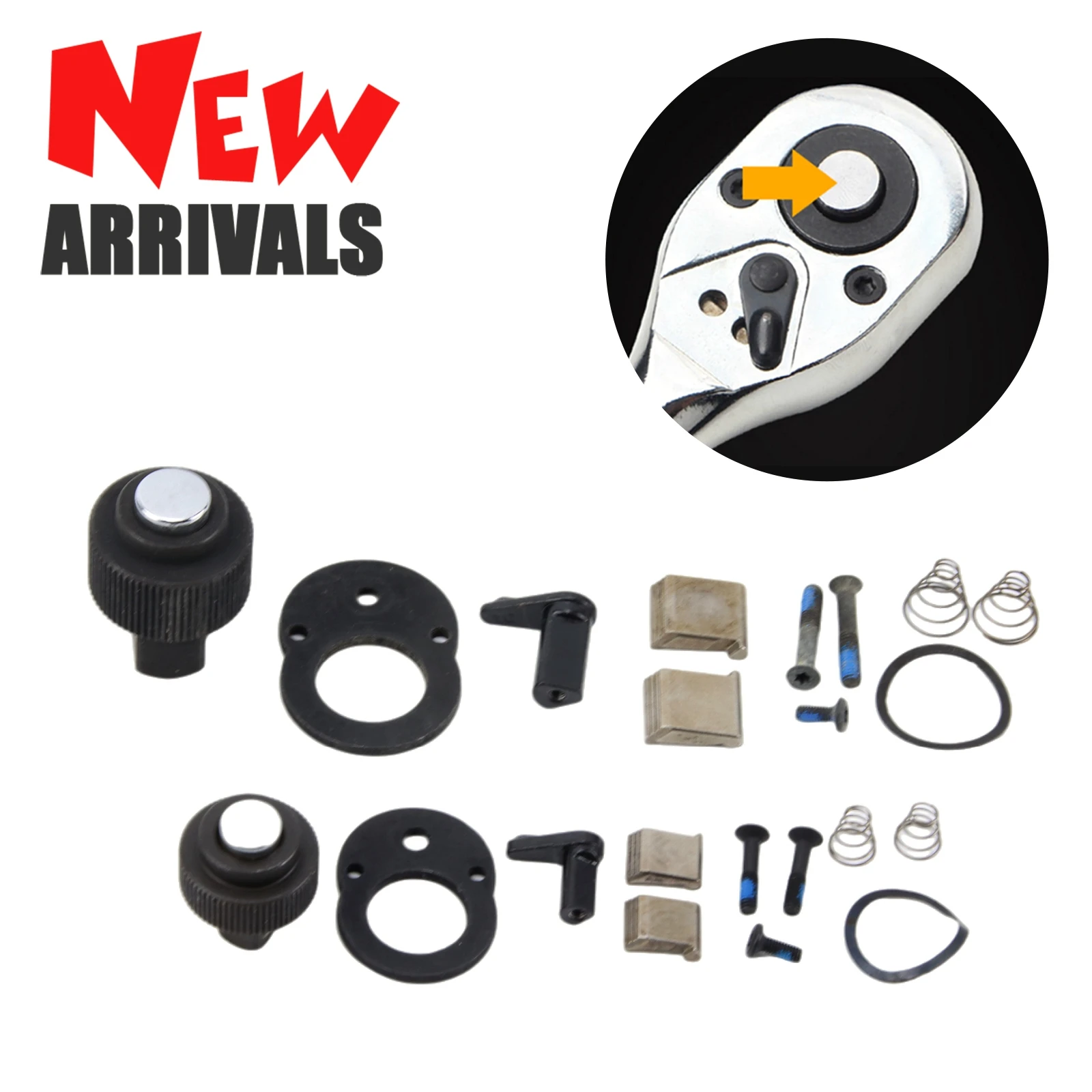 

S/M/L 1/4 ''3/8'' 1/2 ''зубчатый торцевой ключ, аксессуары для ремонта, запасные ручные инструменты, набор запасных гаечных ключей без трещотки