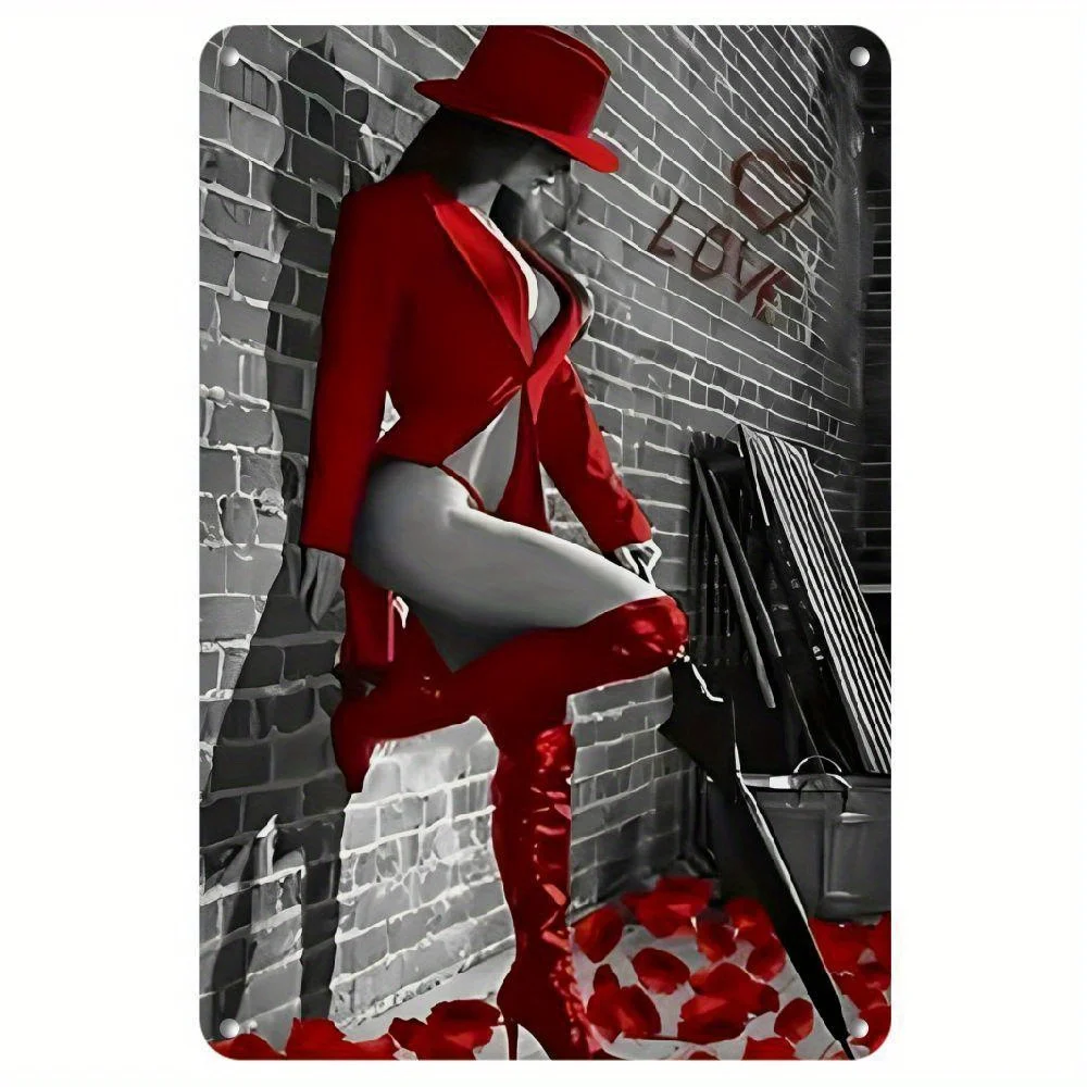 , Room Decorated with a Spectacular Oil Painting Metal Tin Sign  Waterproof Wall Decoration, Suitable for Home Kitchen Garden Be