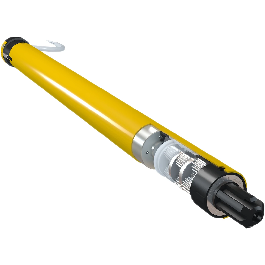 A-OK AM35C-6/18-ES-EZ Smart Indoor Rechargeable Radio Tubular Motor 35mm Metal Drive Electric Curtains Smart Home Use