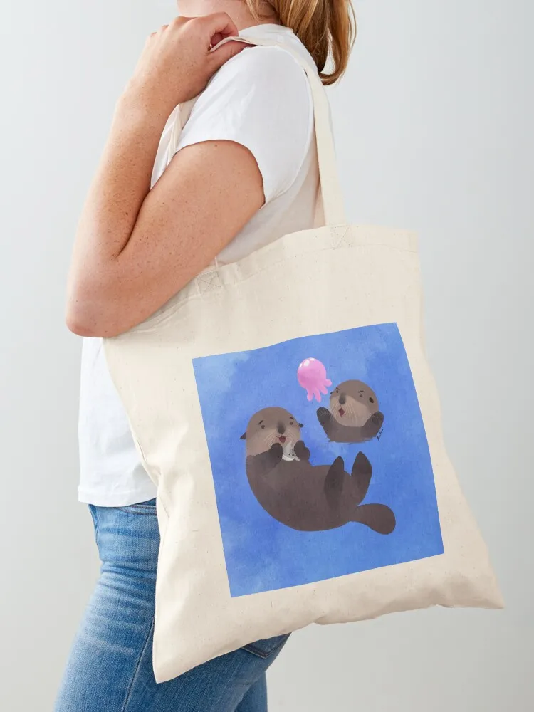 

Joey the Sea Otter Tote Bag shoping bag Gift bags shopping trolley bag luxury women