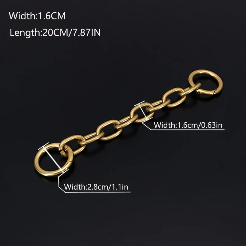 Underarm Bag Extension Chain Handbag Metal Replacement Chains Shoulder Bags Strap DIY Purse Bag Handles Bags Accessories Chain