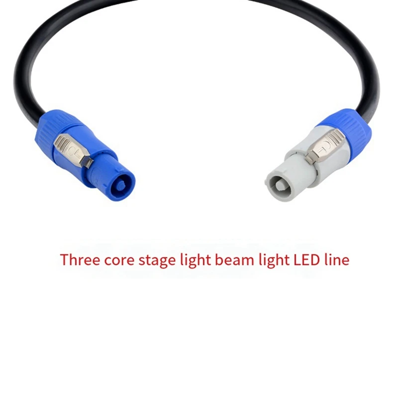 PowerCON 3x1.5mm² Single Phase Extension Cable 3 Core Power Connect Cable Stage Light LED Light Event Show, 3 Meter-TCES
