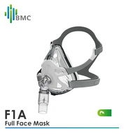 BMC CPAP F1A Full Face Mask With Headgear S/M/L 3 Size Cushions For CPAP Machine Medical Air Breathing Sleep Apnea Anti Snoring