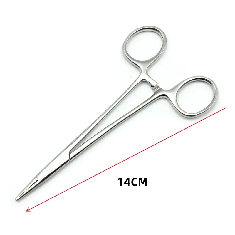 1pcs12.5/14/16/18cm Dentist Surgical Instrument Dental Needle Holder Pliers Forceps Orthodontic Tweezer Stainless Steel Tools