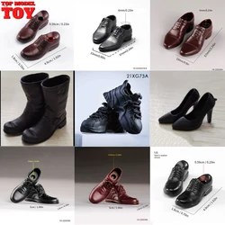 1/6 Scale Leather Shoes Sneakers High Heels Shoes Model Fit 12'' Male Female Soldier Action Figure Body Dolls Toys Accessory