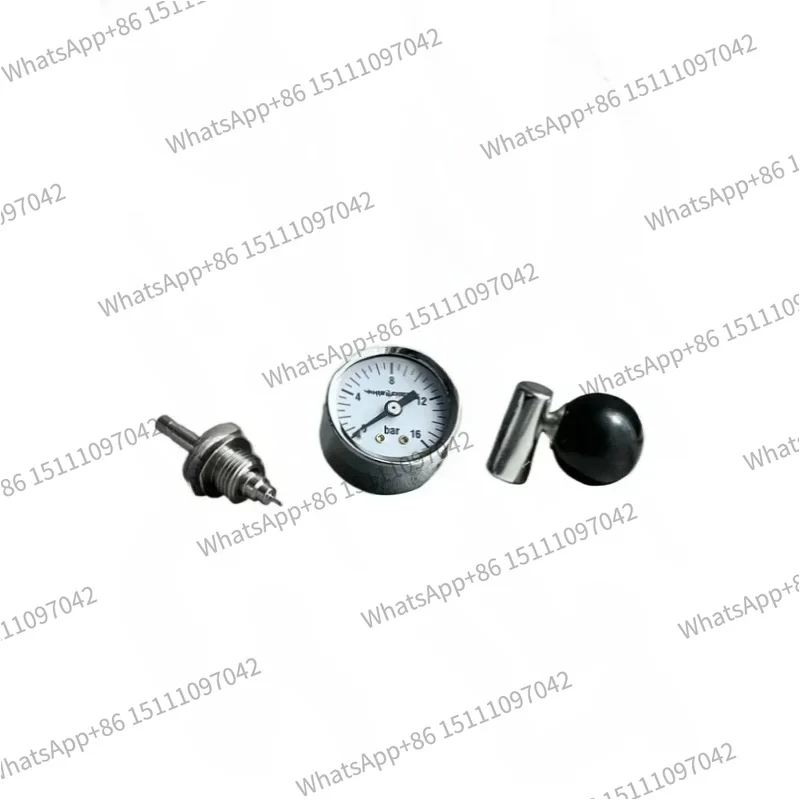 Brewing Head Coffee Machine Modification Accessories, Needle Type Water Flow Limit Viewership Of Valve Lever Pressure Gauge