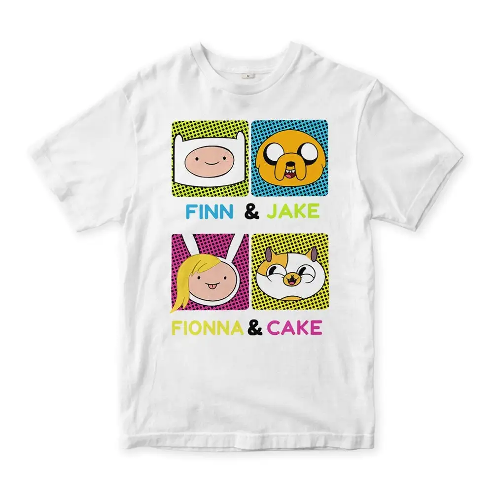 Finn And Jake X Fionna Cake Animated Series T Shirt Sizes Fnc 27700