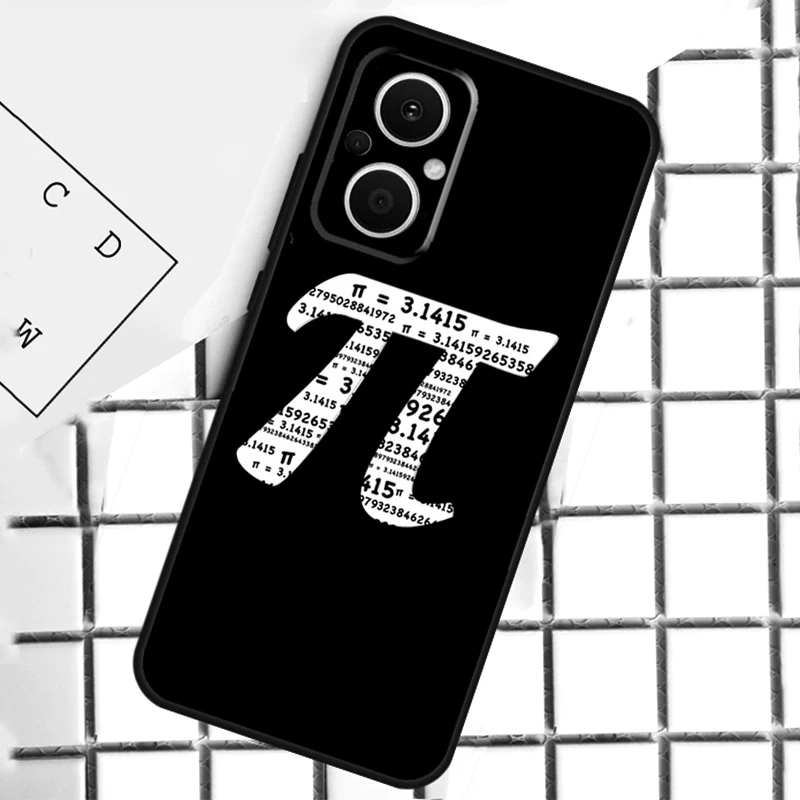 الرياضيات صيغة Pi جراب هاتف ل ممن لهم رينو 13F 13 12 11 14 F 10 برو 8T 7 8 لايت ممن لهم البحث X6 X5 X8 برو غطاء
