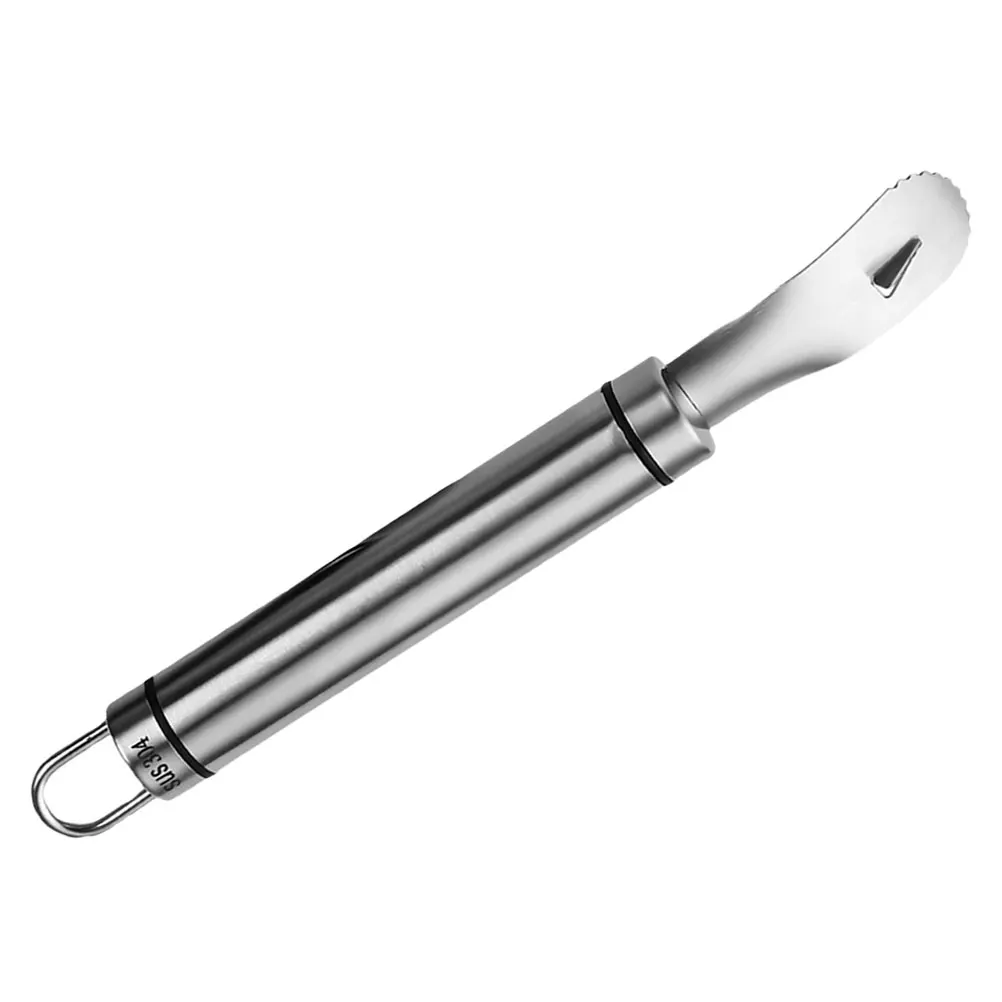 

Stainless Steel Orange Long Handle Citrus Peeler Tool Fruit Peeling Multifunctional Kitchen Accessory Portable Lemon