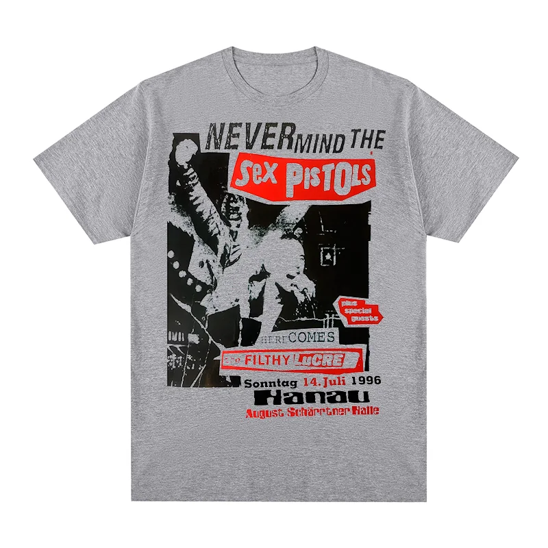 Camiseta Vintage de pistolas sexuales, banda Punk Rock Sid Vicious, Camiseta clásica de algodón para hombre, nueva camiseta, camisetas para mujer