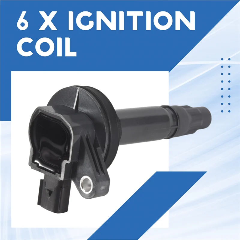 

Essential Car Ignition Coils 6-Pack For FORD EDGE, EXPLORER, FUSION, MAZDA CX-9, LINCOLN MKX - 7T4Z12029E CY0118100B