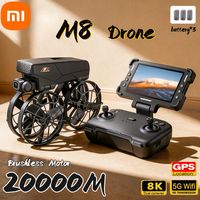 Xiaomi M8 Drone 8K HD Dual Camera Profesional Aerial 3 Battery Brushless Motor 20000M GPS RC Positioning Avoidance Drone Gift