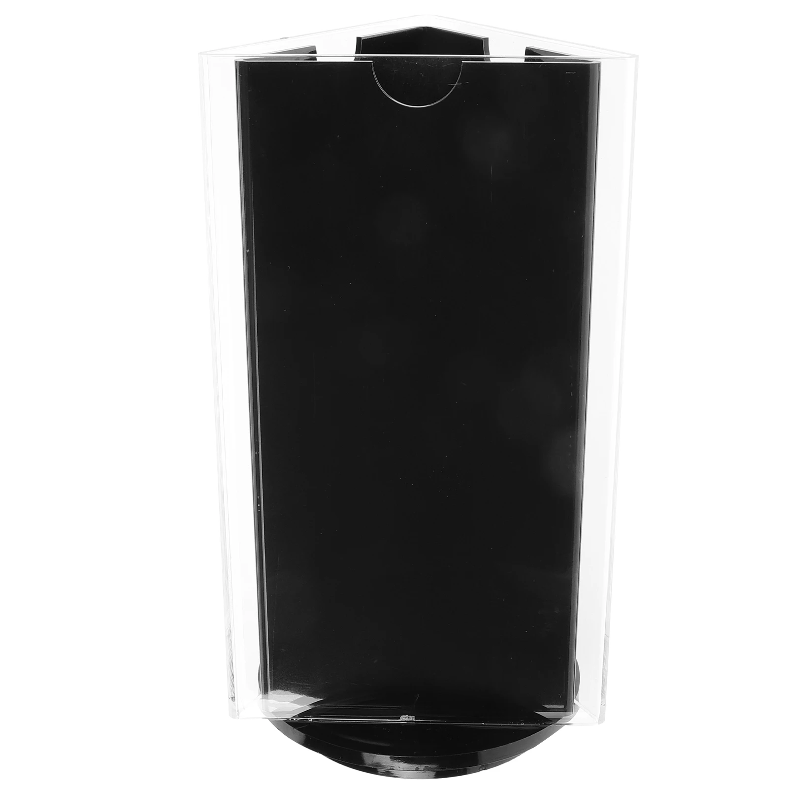 

Rotatable Acrylic Table Sign Holder Clear Menu Display Stand Tabletop Paper Holder for Restaurants Bars Hotels