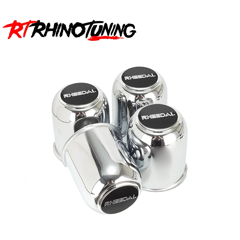 

RhinoTuning 2/4Pcs 81mm(3.19") Hub 92mm(3.62") H Trailer Wheel Center Caps 3.19 inch Push Through Wheel Center Caps Car Styling