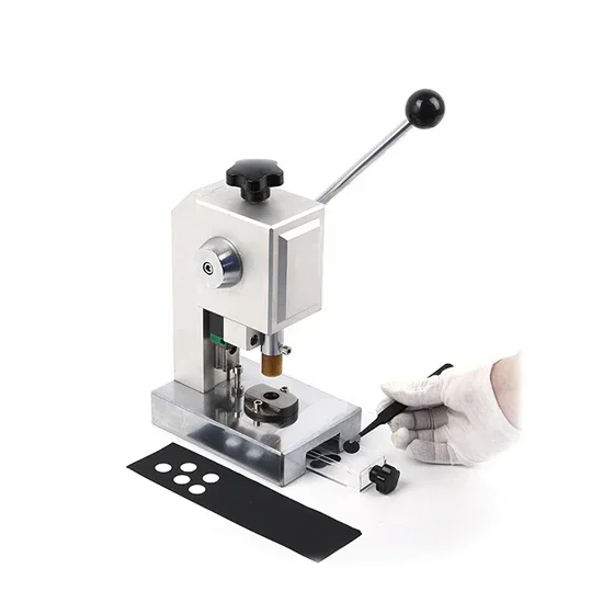 

#Manual Coin Cell Electrode Disc Cutting Punching Machine for Coin Cell Battery CR20XX#