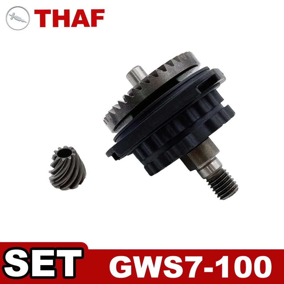 Produktbild von Zahnradsatz Für Bosch GWS 8-115 Winkelschleifer – Ersatz 1606333616/1617, Stahl, Bronzefarben