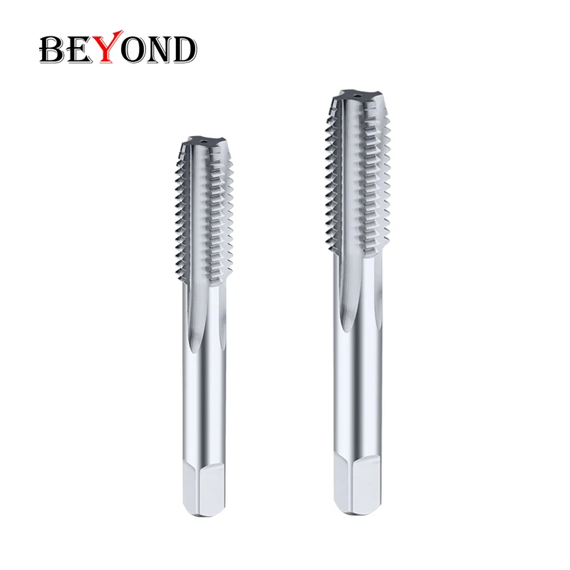 BEYOND M2-M20 Straight Flute Taps M2.5 M3 M4 M5 M6 M8 M10 M12 M14 M16 M18 0.5 1 CNC Tungsten Steel Machining Center Silk Tapping