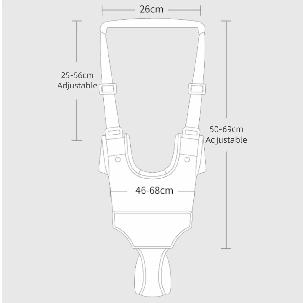 รถหัดเดินเด็กแบบพกพา ถอดออกได้ ระบายอากาศได้ดี ปลอดภัย สายรัดฝึกเดินเด็กอเนกประสงค์ ป้องกันการล้ม สายจูงเด็ก