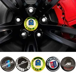 4PCS Car Wheel Center Emblem Sticker Hub Badge Decal for BMW Alpina AC Hartge E90 E93 E86 E70 F25 F15 F30 F31 F82 G68 G30 G82