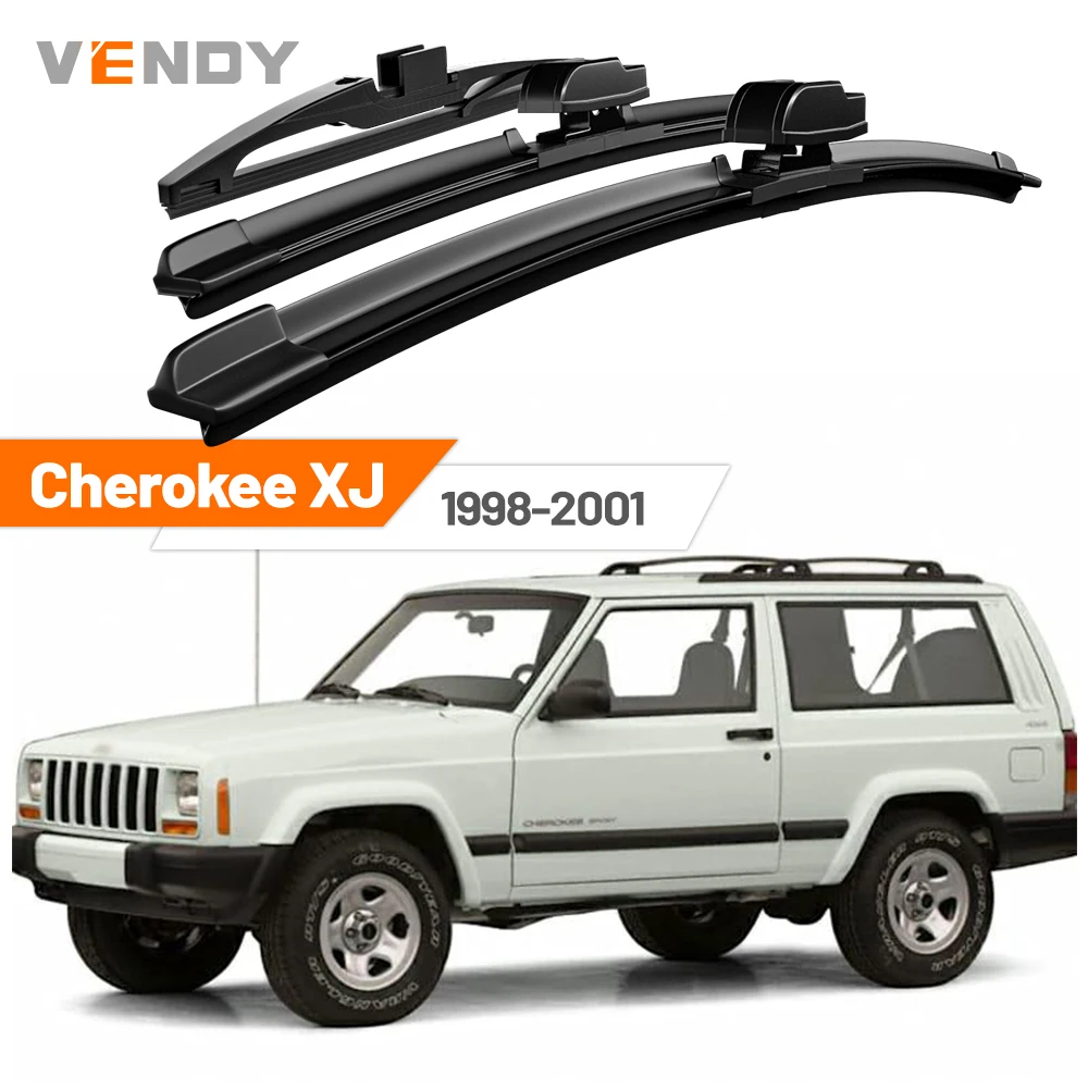 

Для Jeep Cherokee XJ 1998-2001 (1999, 2000) — Комплект передних и задних щеток стеклоочистителя, аксессуары