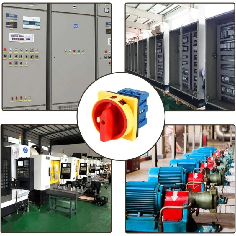 مفتاح التحول الدوار 2 موضع تشغيل/إيقاف، 660 فولت 25 أمبير 6 محطات كام محدد، مفتاح التحكم في الإغلاق للمحرك