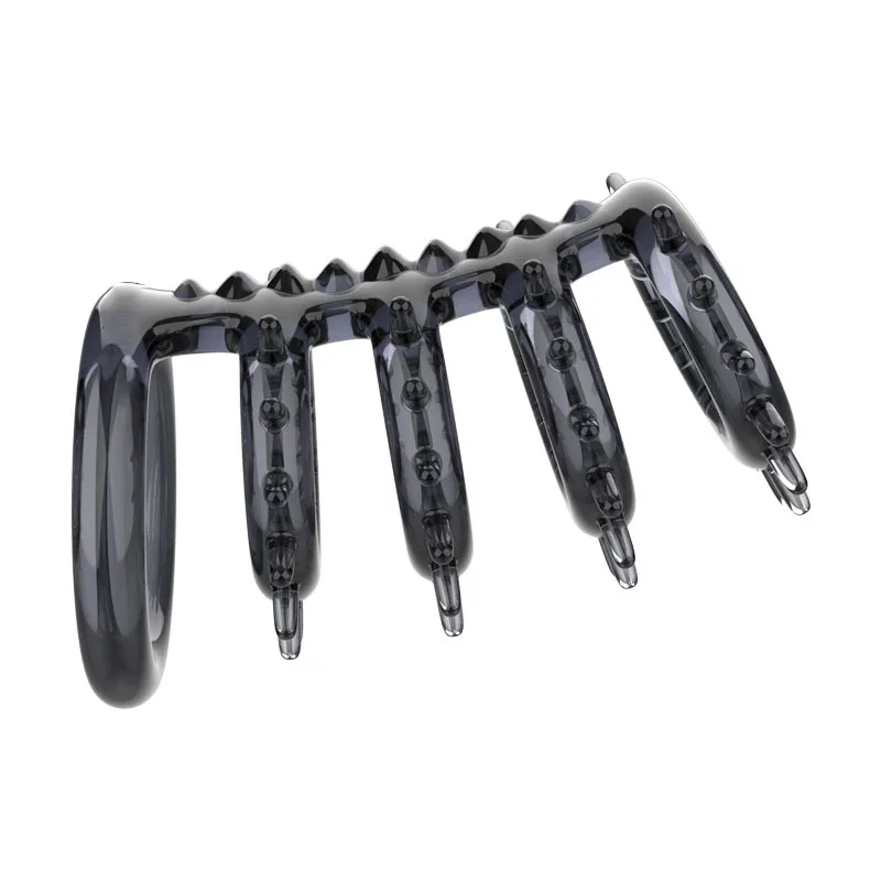 Sex Toys For Women Delayed Ejaculation Penis Ring Sleeve Men Bdsm Bondage Chastity Cage Masturbator Semen Lock Ring Sex Shop - view 3