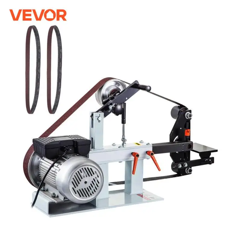 VEVOR 1.5KW Belt Grinder Machine 2 x 82in Variable/Constant Speed 3 Mode Electric Belt Sander for Tool Polishing Knife Making