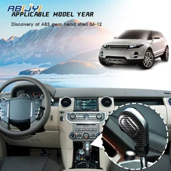 For Land Rover Discovery 3 LR3 /Discovery 4 LR4 Car Accessories Black Wood Grain Color ABS Gear Shift Knob Head Cover Trim