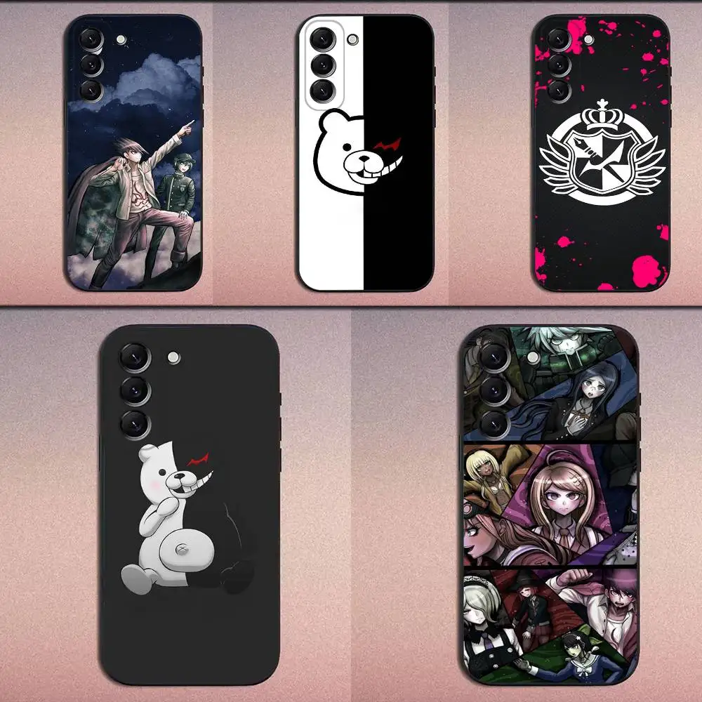 

Anime D-Danganronpa Phone Case For Samsung Galaxy A20,A21s,A22,A31,A32,A52,A53,A72,73,A80 Soft Black Cover