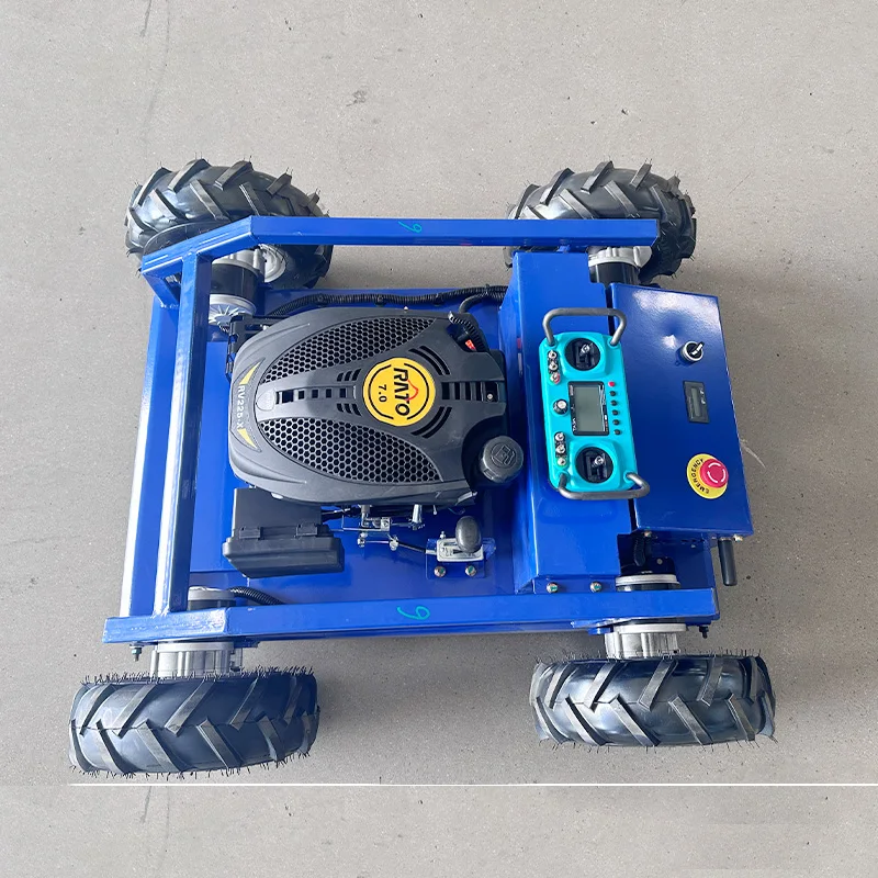 

Lawnmowers Clearance Customized Grass Mowing Robot Mower Remote Control Safety Auto-Stop Blade Robotic Lawn Mower to Drive Radio