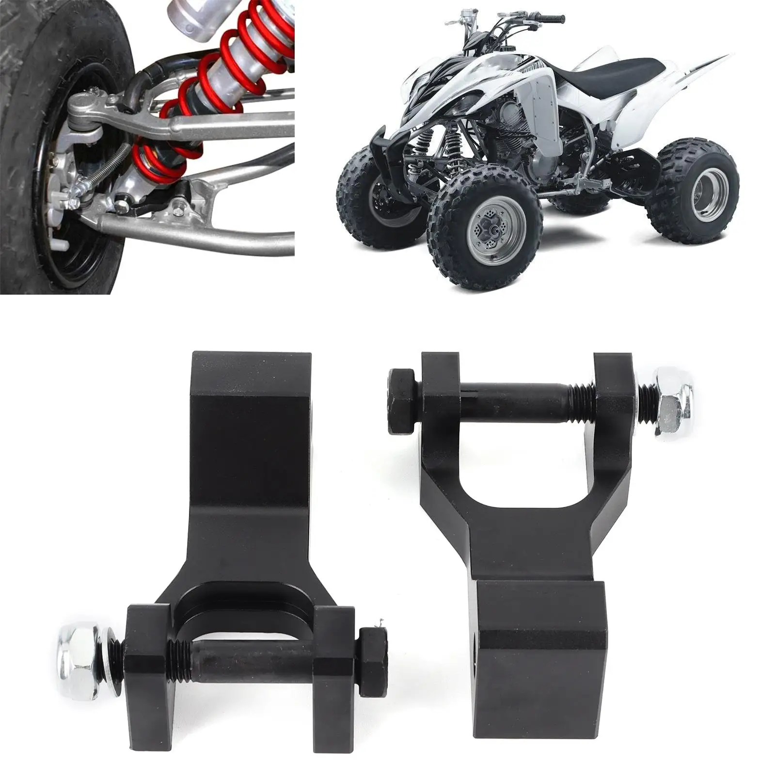 8,9 cm Zubehör für vordere Tieferlegungsblöcke, passend für Yamaha Raptor 350 660R 700