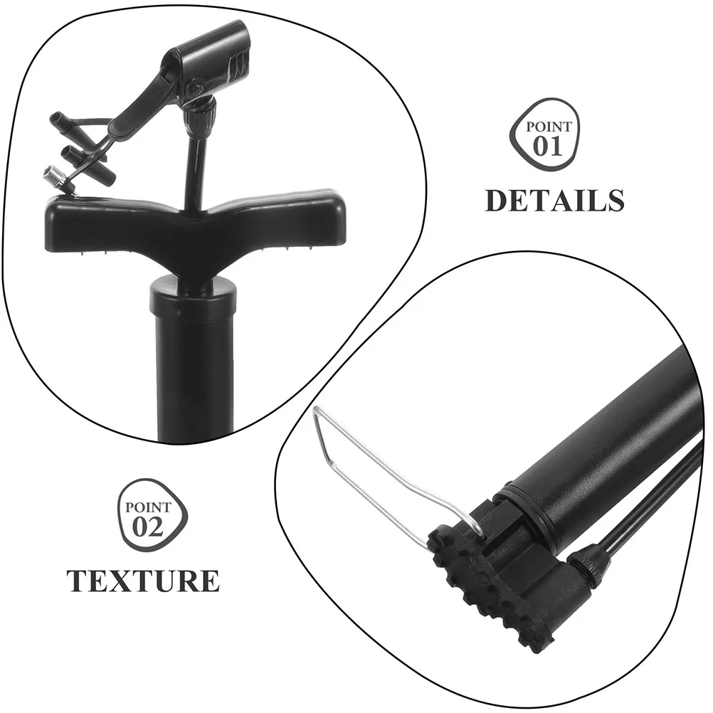 

Premium Air Pump Portable For Bike Tires Basketball Soccer Volleyball Yoga Balloon Pool Durable Ergonomic Design Easy