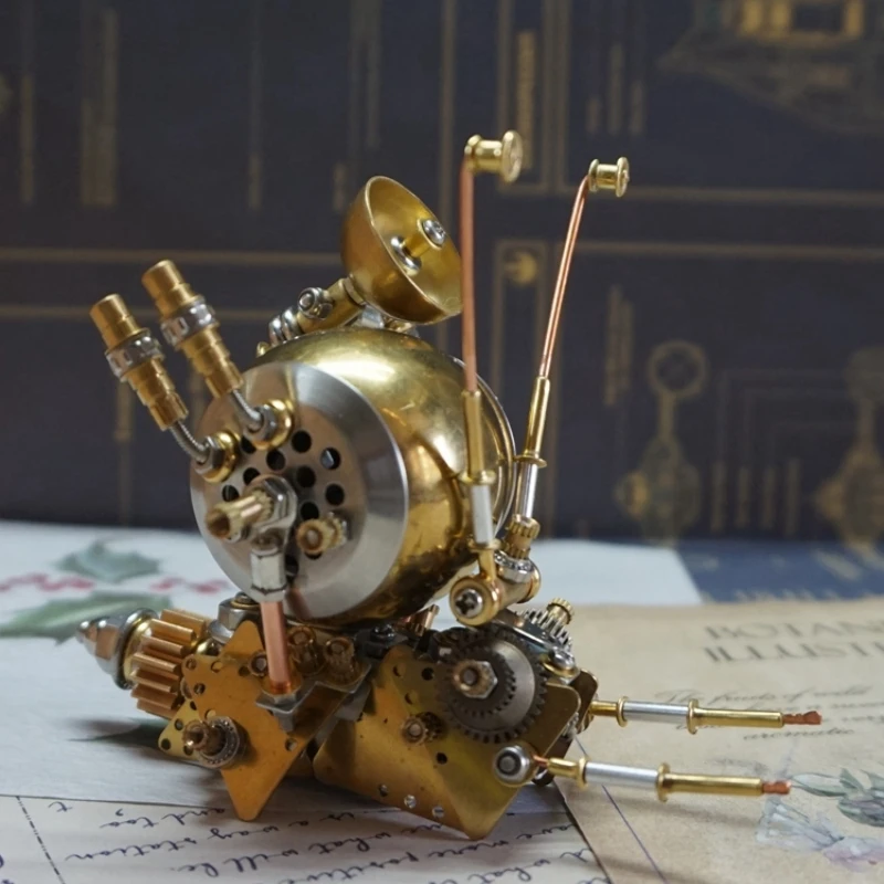 Steampunk Mechanical Insect DIY Metal Assembly Cool Snail Model Kits  Desktop Ornaments 3D Assemble Toys  for Kids Adults Gift